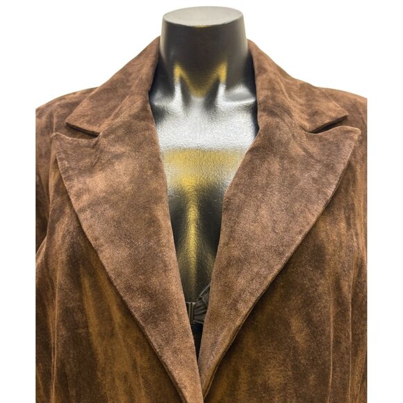 NWOT Finley Brown Suede Jacket XL - Picture 5 of 8